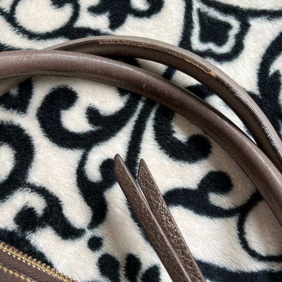 MUST HAVE Coach The Borough Bag in Metallic Leather Gold 32323 - Picture 8 of 10